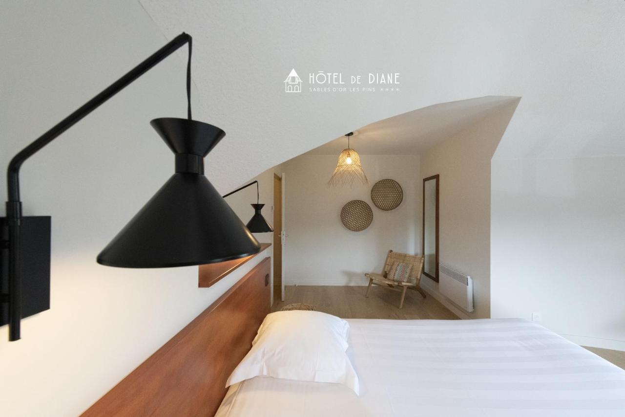 Hotel De Diane Sables-dʼOr-les-Pins Exteriör bild