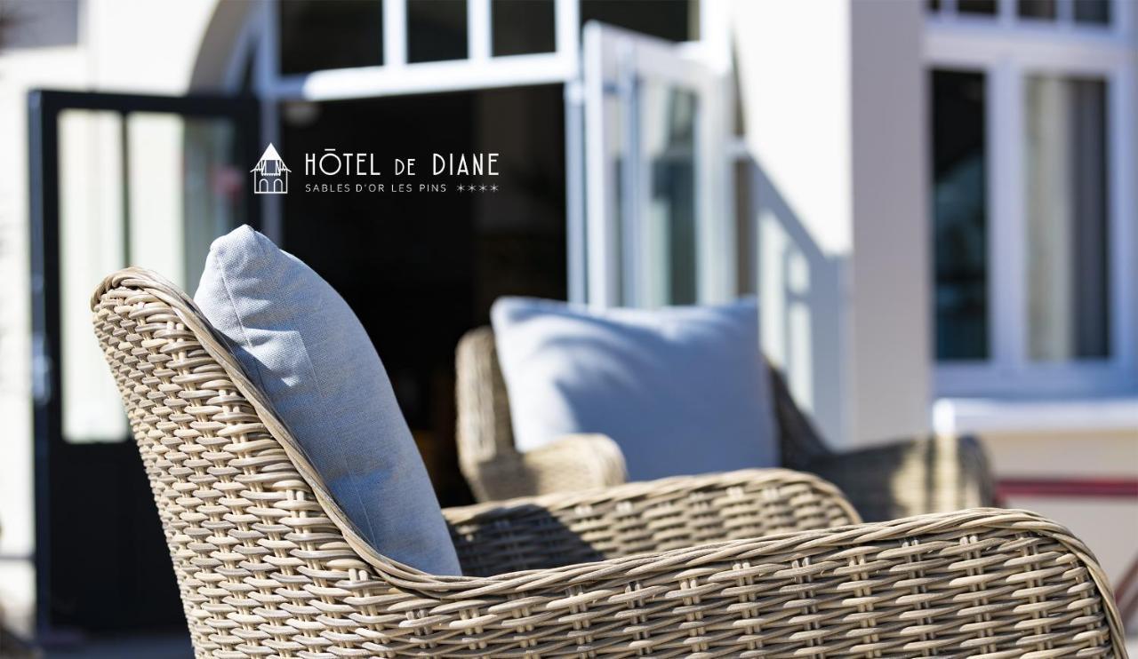 Hotel De Diane Sables-dʼOr-les-Pins Exteriör bild