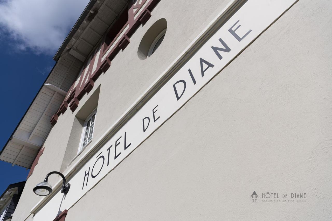 Hotel De Diane Sables-dʼOr-les-Pins Exteriör bild