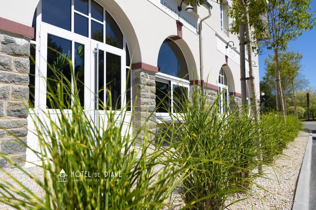 Hotel De Diane Sables-dʼOr-les-Pins Exteriör bild