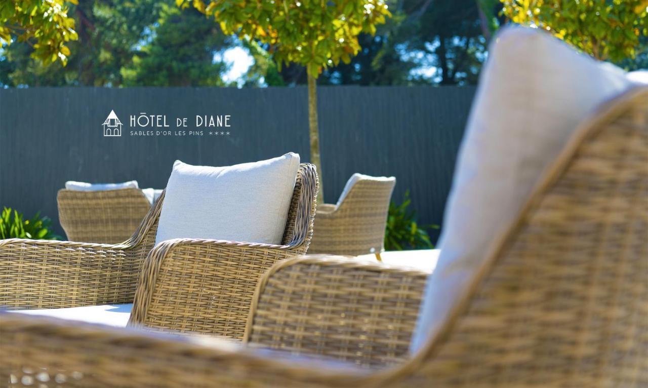 Hotel De Diane Sables-dʼOr-les-Pins Exteriör bild
