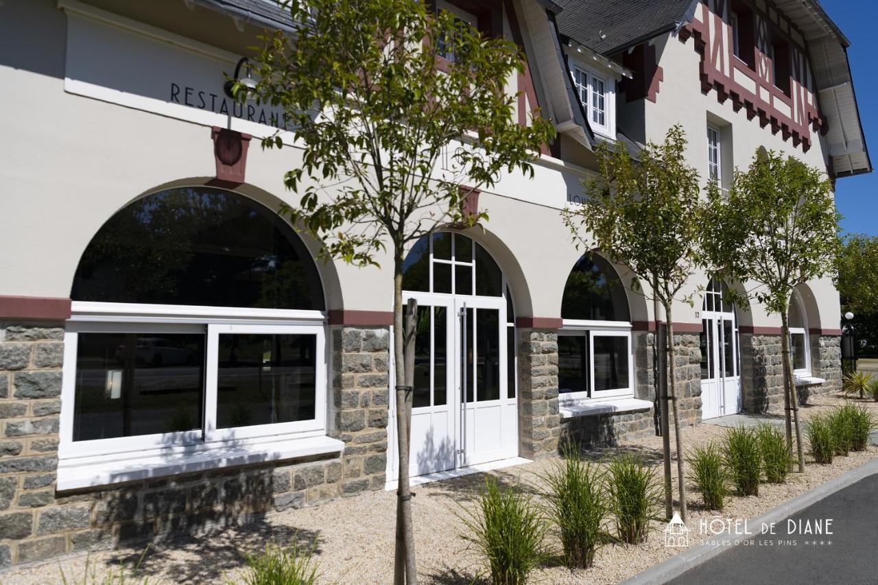 Hotel De Diane Sables-dʼOr-les-Pins Exteriör bild