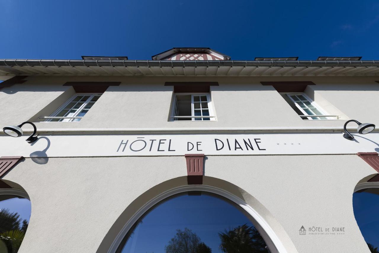 Hotel De Diane Sables-dʼOr-les-Pins Exteriör bild