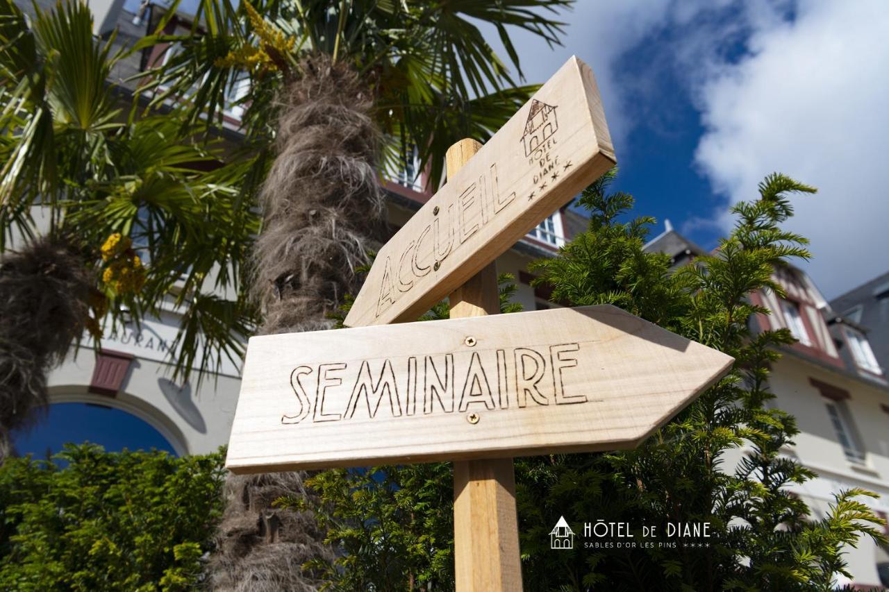 Hotel De Diane Sables-dʼOr-les-Pins Exteriör bild