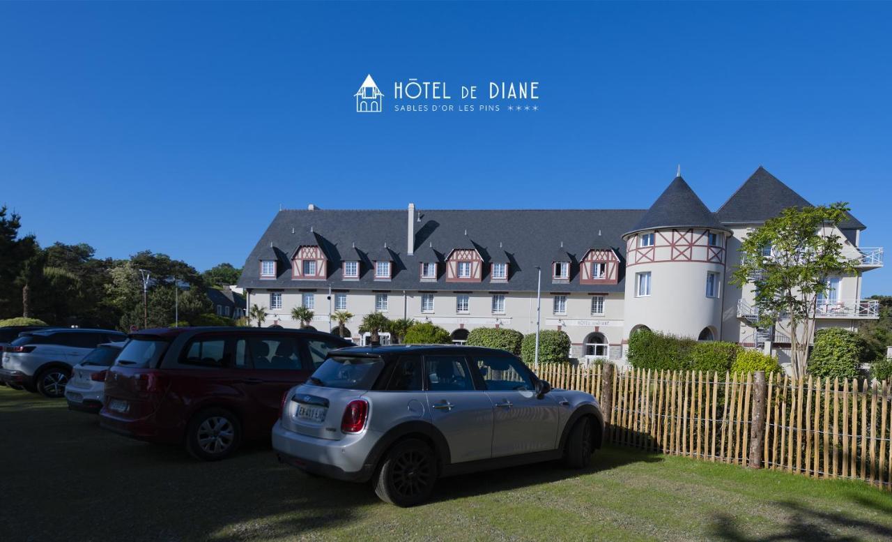 Hotel De Diane Sables-dʼOr-les-Pins Exteriör bild
